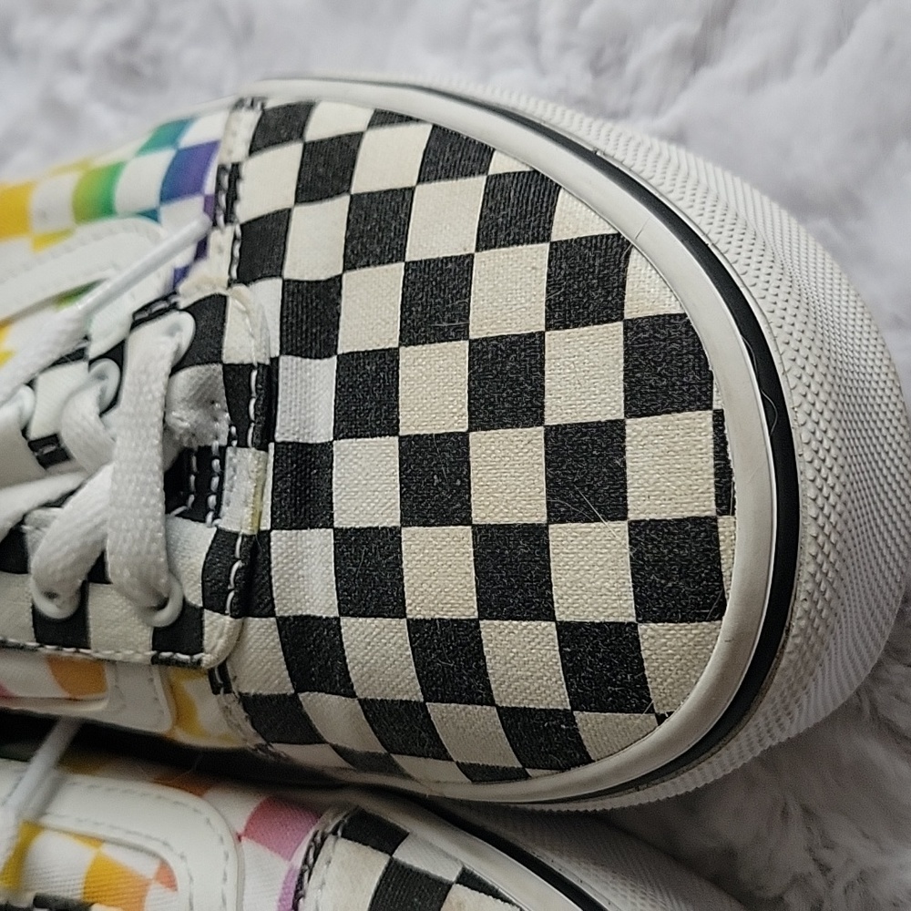 Vans Multicolor Sneakers, Unisex Size  6.0, Decent Condition - Picture 8 of 9
